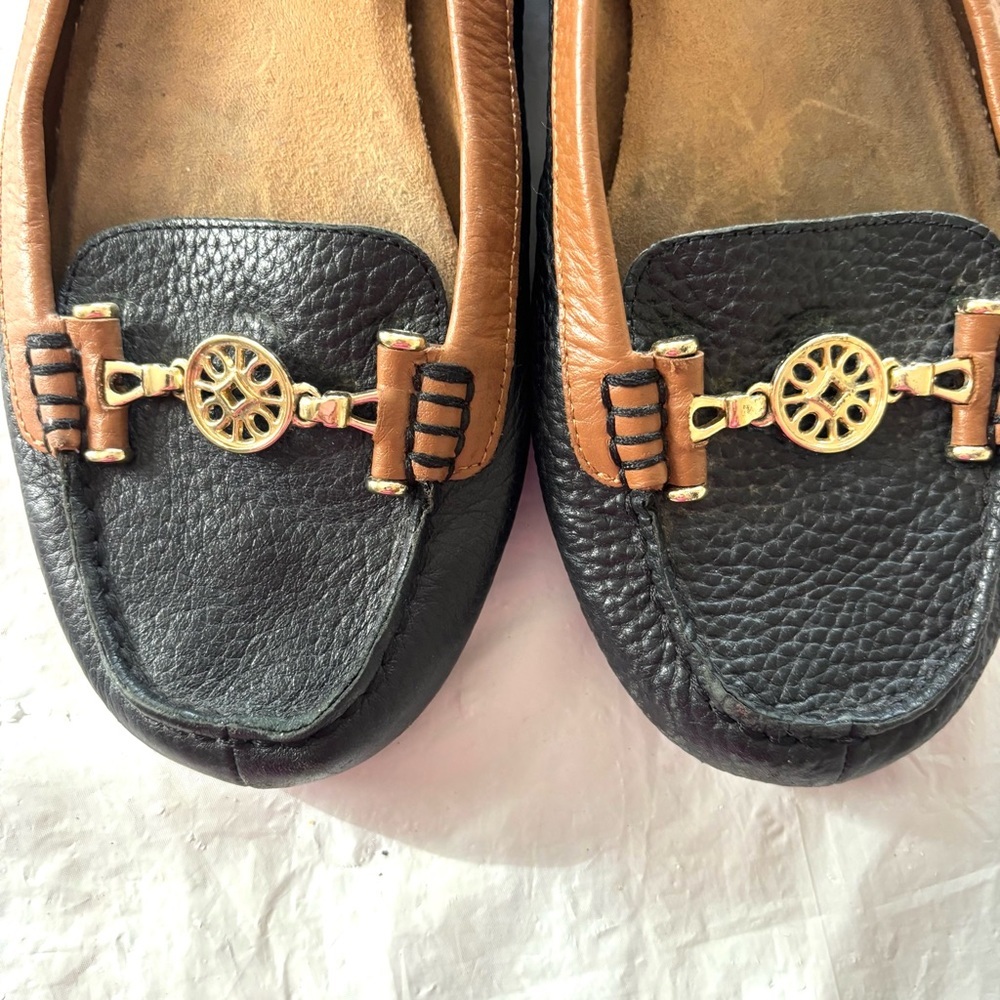 Aerosoles Nuwlywed black leather Loafers SZ 9.5 M Worn 2X Indoors - Picture 5 of 12